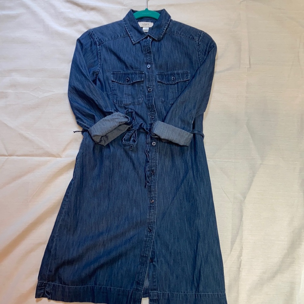 Loft denim dress